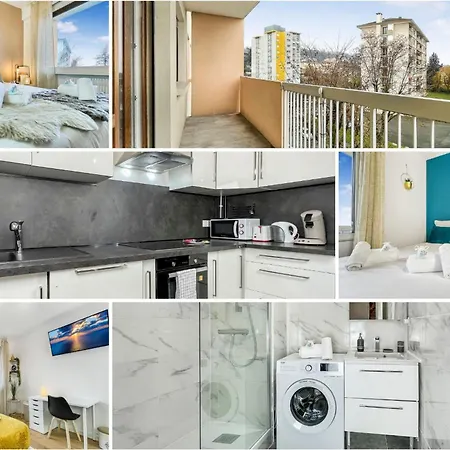 La Coloc Mugi: Upscale Shared Living With Private And Balcony Guest house Annemasse